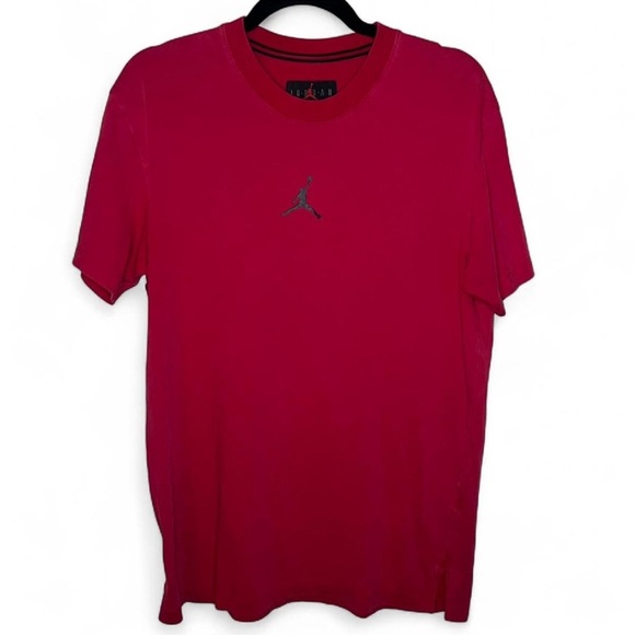 Air Jordan Red Jumpman Logo T-Shirt – Size M – Classic Athletic Streetwear - Picture 1 of 5
